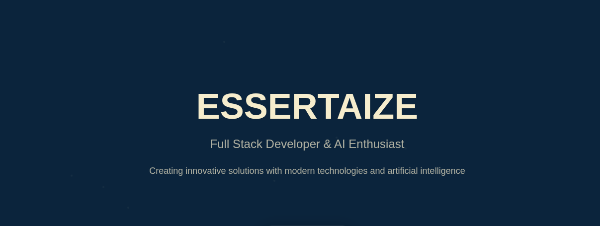 AI-Powered Portfolio